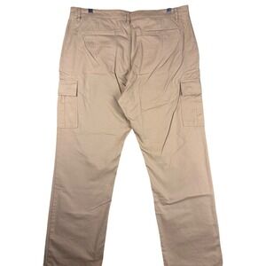 The Hundreds Mens Khaki Cargo PantsTan Cotton Twill Streetwear 38x32